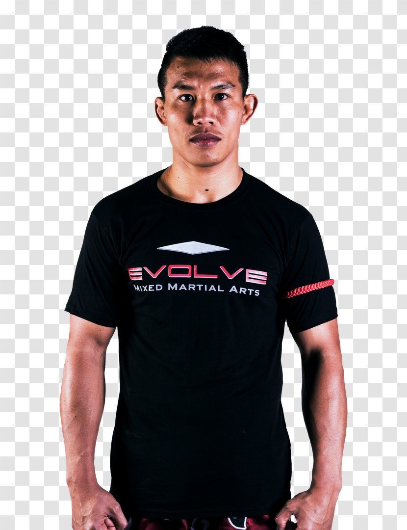 Aikpracha Meenayothin T-shirt Sleeve Muay Thai - Silhouette - Round Kick Technique Transparent PNG