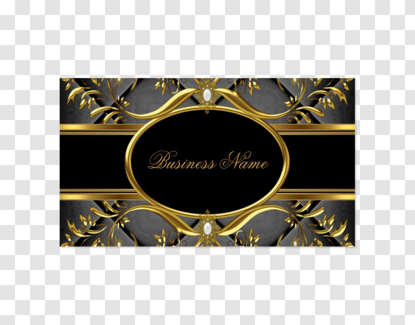 Business Cards Visiting Card Information - Lifestyle - Gold Pattern Transparent PNG