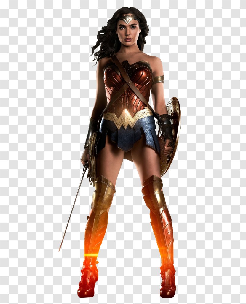 Gal Gadot Wonder Woman Justice League Cyborg Batman - Cartoon Transparent PNG