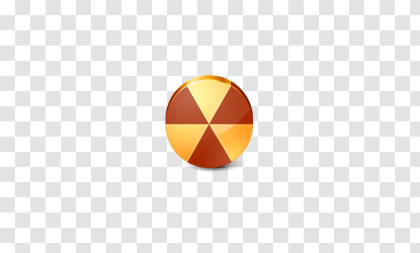 ICO Android Button Icon - Orange - Round Plate Transparent PNG