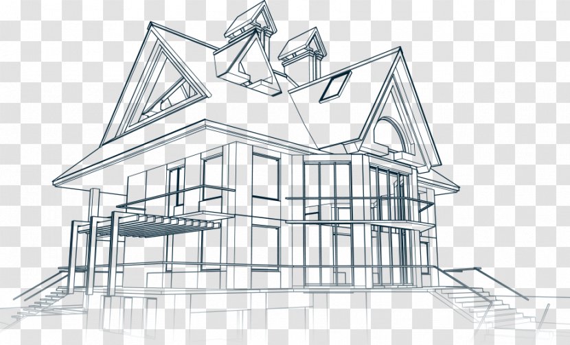 Drawing Vector Graphics Architecture House Plan - Architectural - Foundation Company Atlanta Transparent PNG