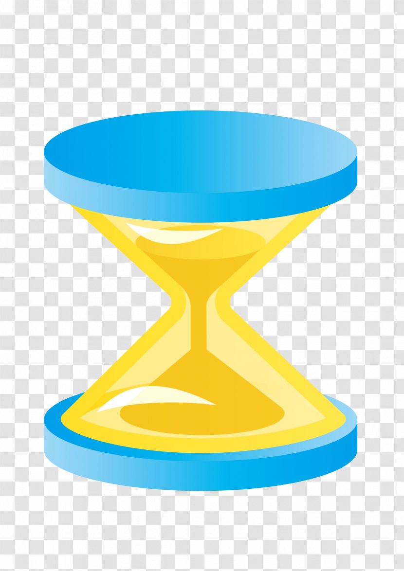 Cartoon Drawing Hourglass - Drinkware Transparent PNG