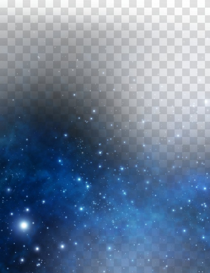 Blue - Space - Star Transparent PNG