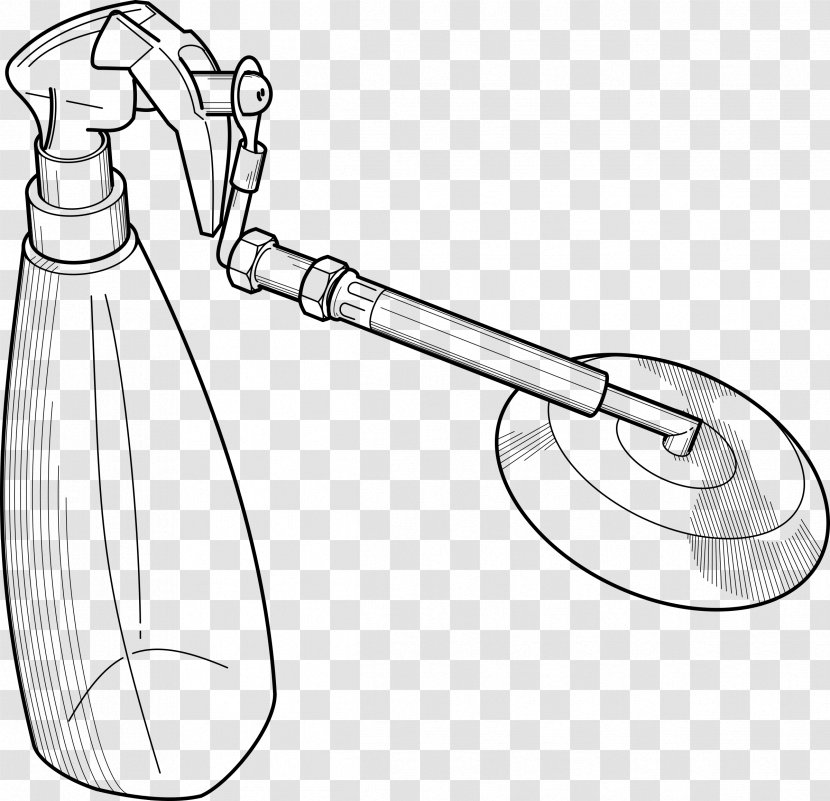 Aerosol Spray Bottle Clip Art - Monochrome - Bottle-feeding Clipart Transparent PNG