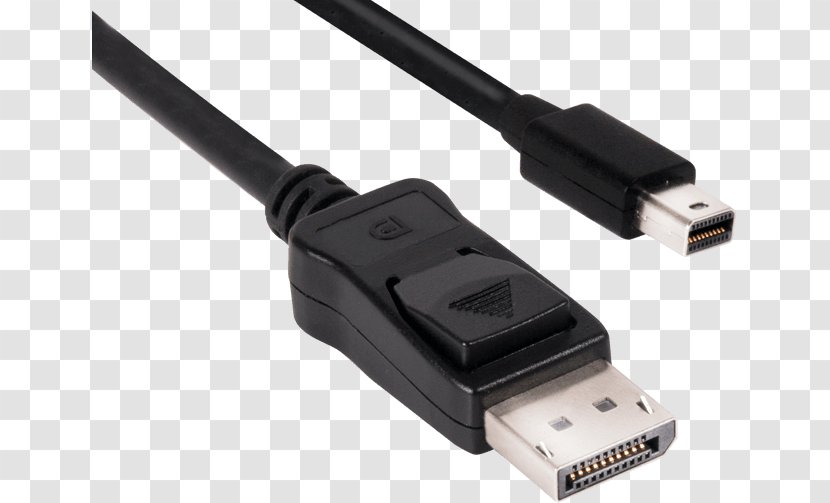 Mini DisplayPort Club3D Cable 2 M Black Club 3D CAC-1115 MiniDisplayPort To 1.4 HBR3 M/M Electrical - Hdmi - Iphone 7 Reviews Far Transparent PNG
