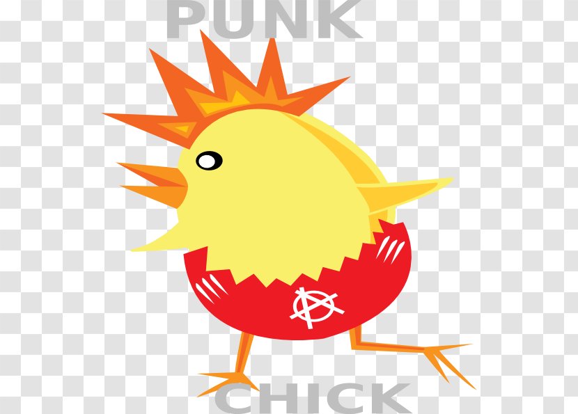 Clip Art Chicken Vector Graphics Image Punk Rock - Heart - Cm Transparent PNG