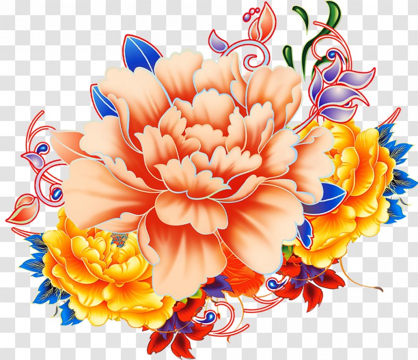 Moutan Peony Design Image Luoyang Download - Flower Arranging - Peonies Transparent PNG