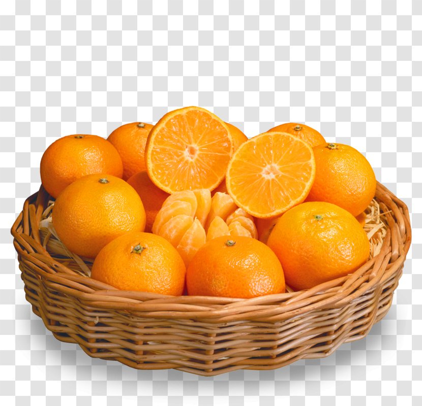 Orange Gift Basket Fruit - Food Transparent PNG