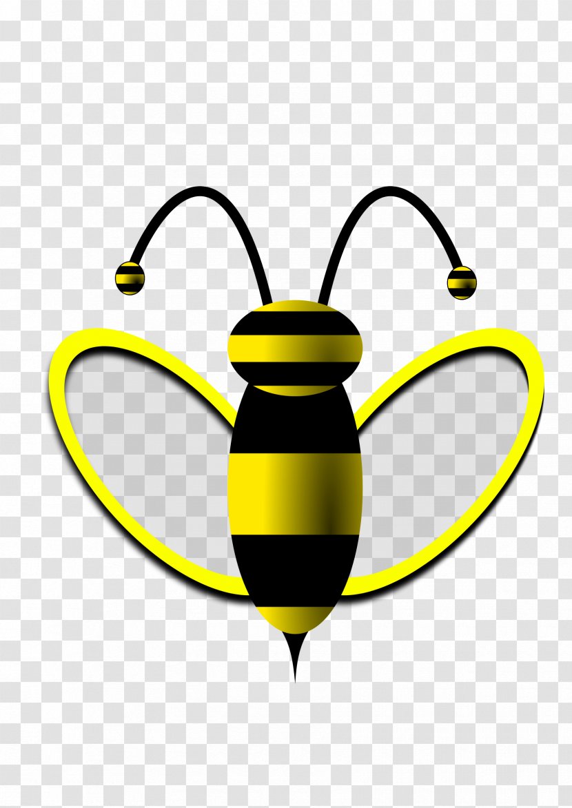 SVGZ Clip Art - Bee - Clipart Transparent PNG