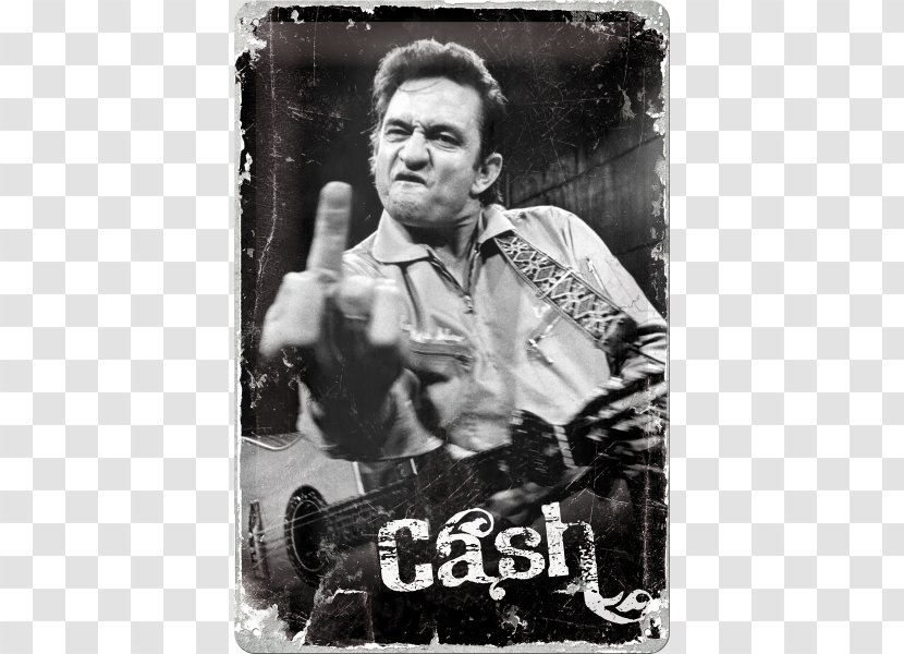 Johnny Cash AllPosters.com The Finger At San Quentin - Heart Transparent PNG