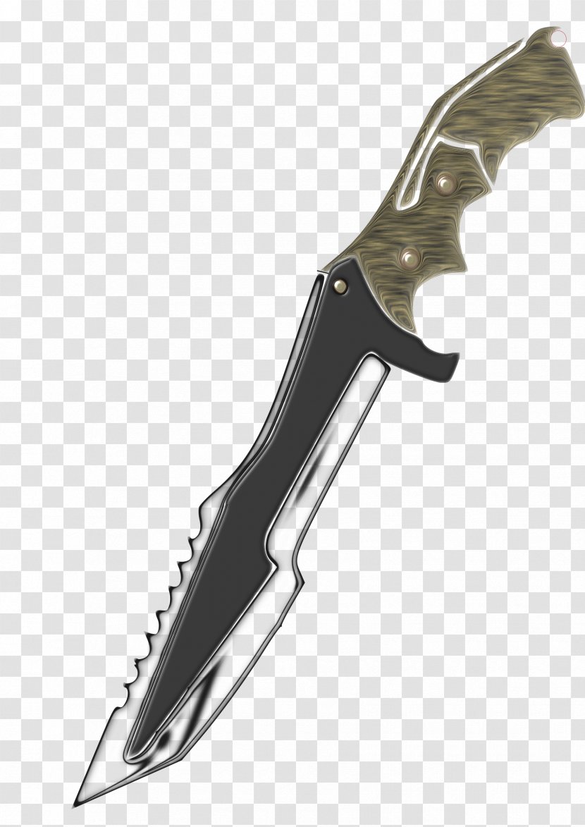 Knife Hunting & Survival Knives Weapon Clip Art - Butter Transparent PNG