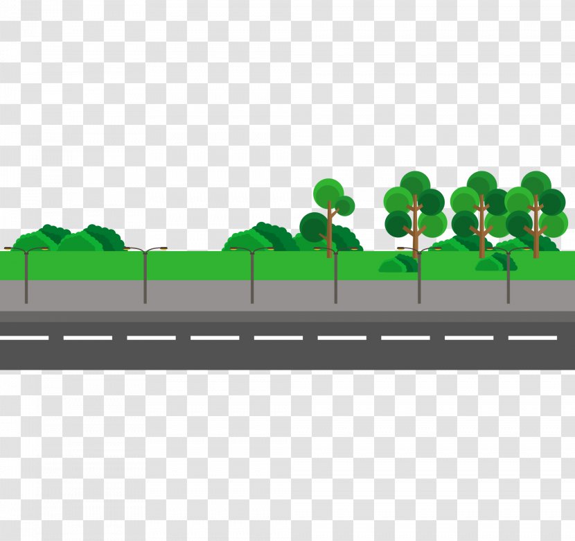 Road Vector Graphics Design Image Architecture - Parkland Transparent PNG