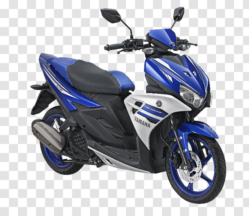Yamaha Motor Company Scooter Aerox Motorcycle PT. Indonesia Manufacturing - Electric Blue Transparent PNG