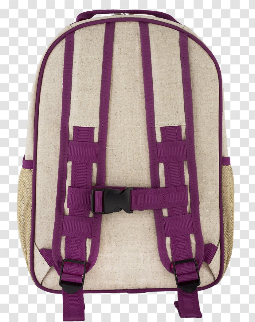 Backpack Toddler Child Bag Linen - Pocket - Purple Dandelion Transparent PNG
