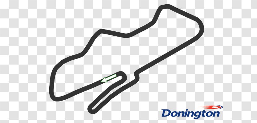 Donington Park Assetto Corsa Car Product Design Line - Circuit Court - Motorcycle Racing Transparent PNG