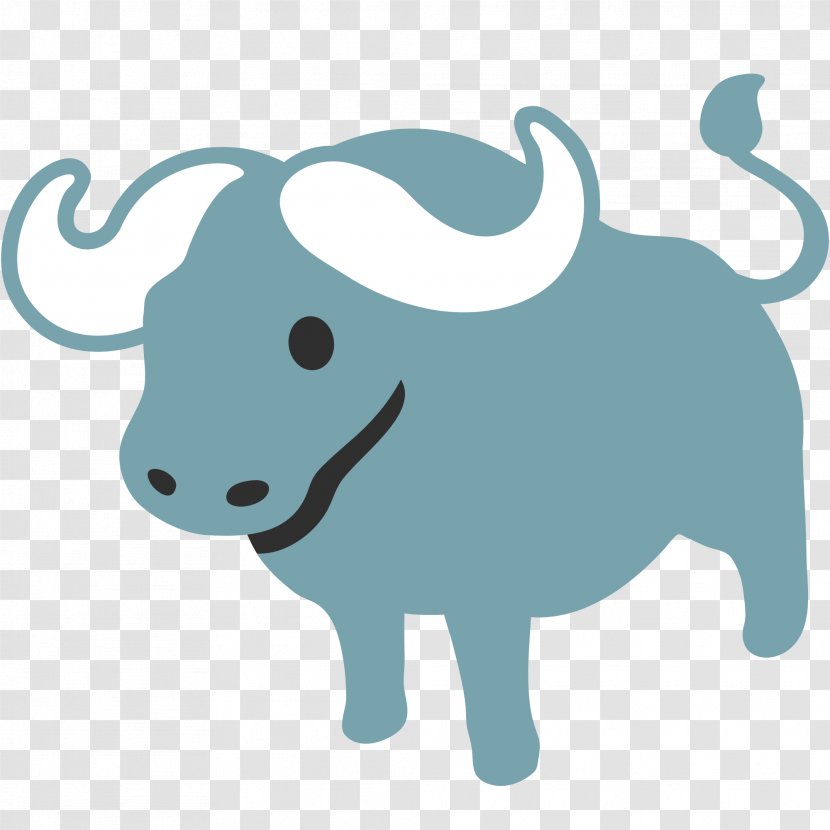 Cattle Water Buffalo Emoji Livestock Clip Art - Email Transparent PNG