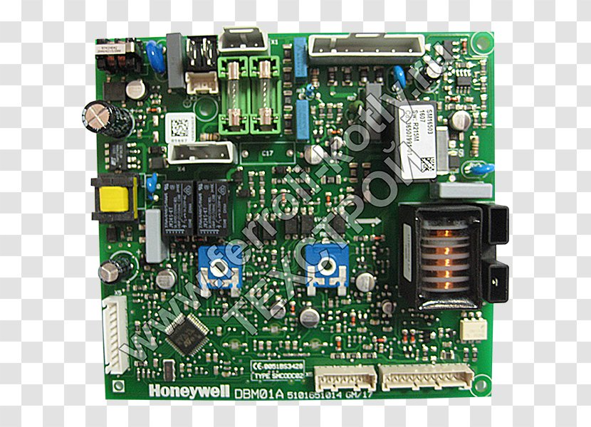 Microcontroller Graphics Cards & Video Adapters Printed Circuit Board Computer Hardware Motherboard - Cpu - Electronic Transparent PNG