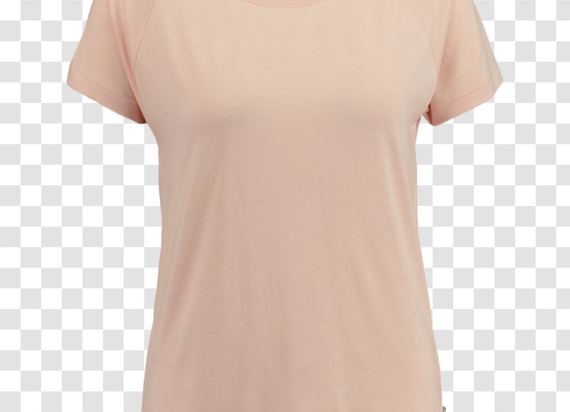 T-shirt Shoulder Blouse Peach - Beige Transparent PNG