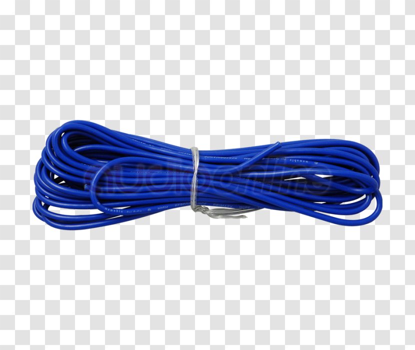 Network Cables Wire Electrical Cable Computer Electric Blue - Mp3 Transparent PNG