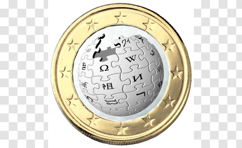 Wikipedia Logo Encyclopedia German - Currency - Pretty Gold Medal Transparent PNG