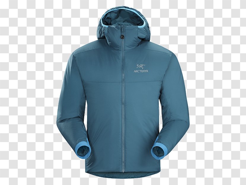 Hoodie Arc'teryx Jacket Clothing - Electric Blue Transparent PNG