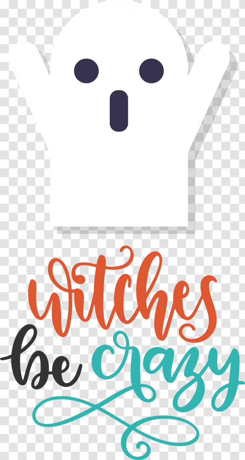 Happy Halloween Witches Be Crazy Transparent PNG