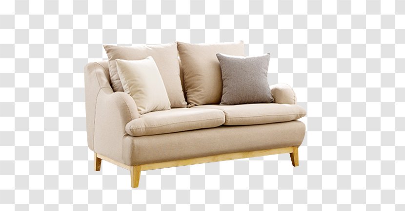 Loveseat Table Couch - Double European Style Sofa Material Transparent PNG