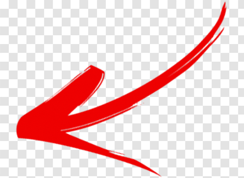Red Line Font Logo Transparent PNG