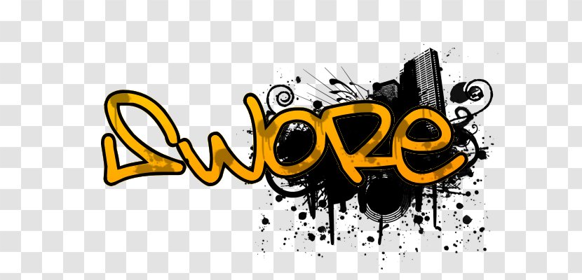 Graffiti Mural Aerosol Spray Calligraphy Pop!Tech - Yellow Transparent PNG