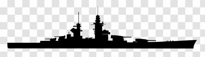 City Skyline Silhouette - Armored Cruiser Naval Ship Transparent PNG