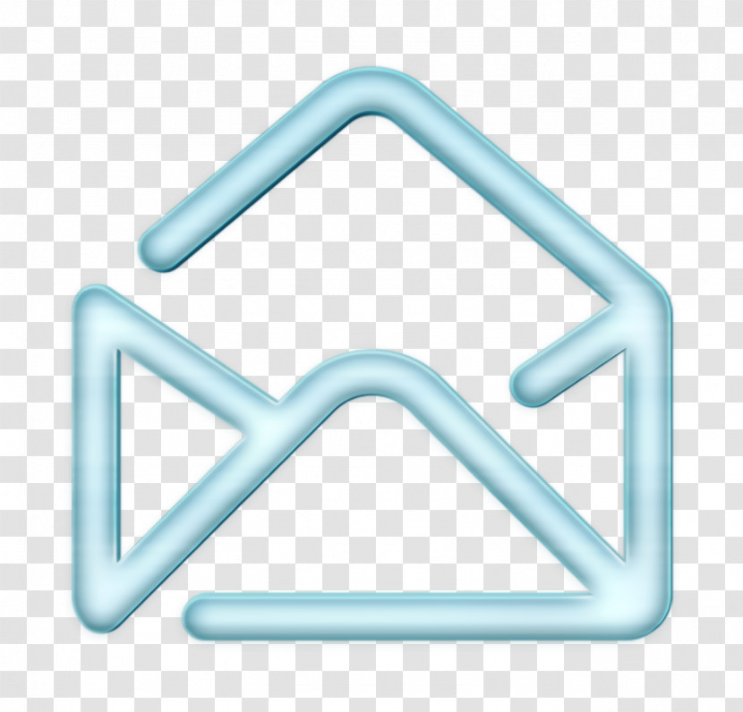 Creative Outlines Icon Mail Icon Email Icon Transparent PNG