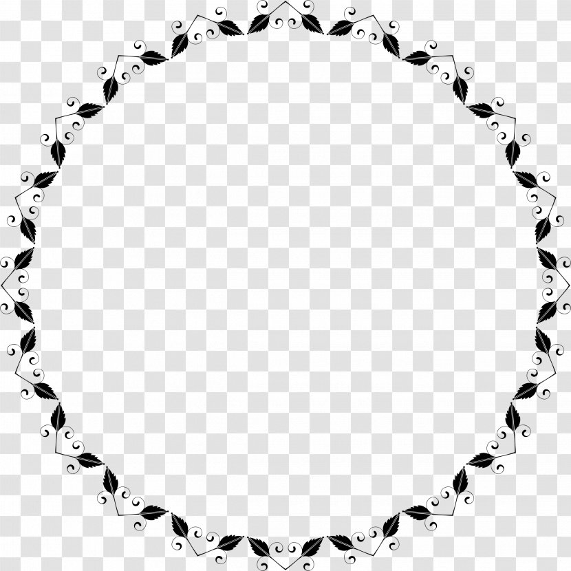 Circle Line Eyelash Clip Art - Diagram - Leaf Frame Transparent PNG