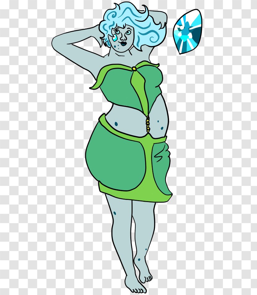 Zircon Green Blue Gemstone - Heart Transparent PNG