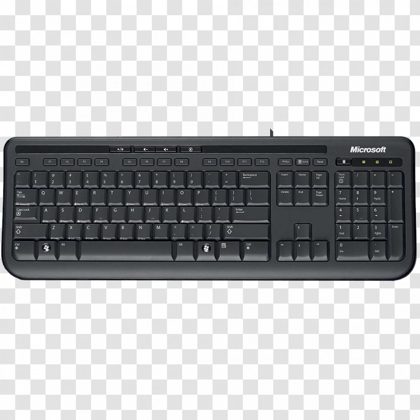 Computer Keyboard Mouse Microsoft 600 Corporation Natural - Qwerty Transparent PNG