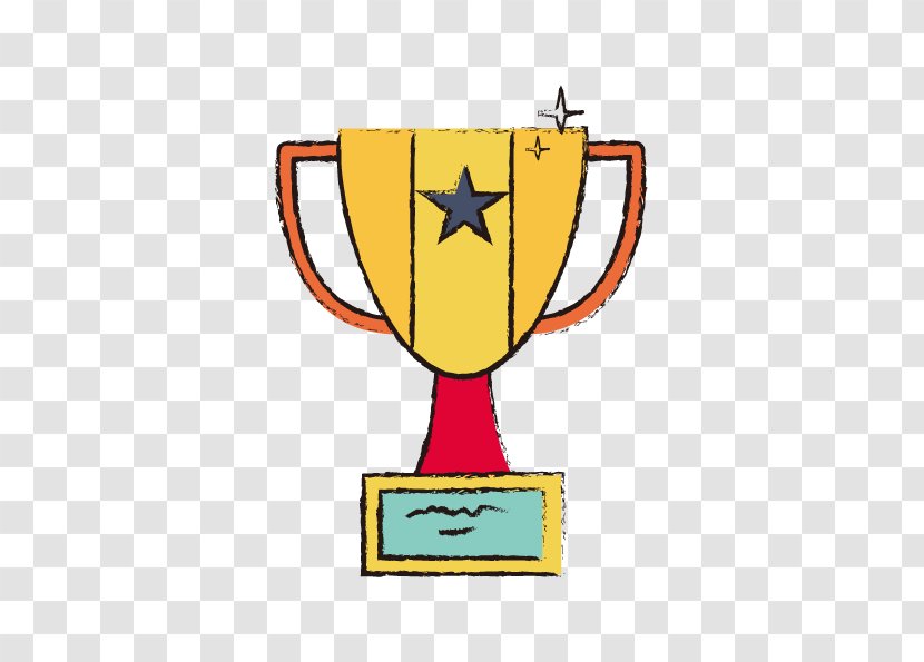 Trophy Euclidean Vector - Drawing - Hand-painted Transparent PNG