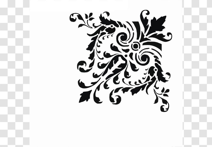 Floral Ornament Free Content Clip Art - Temporary Tattoo - Fancy Corner Cliparts Transparent PNG