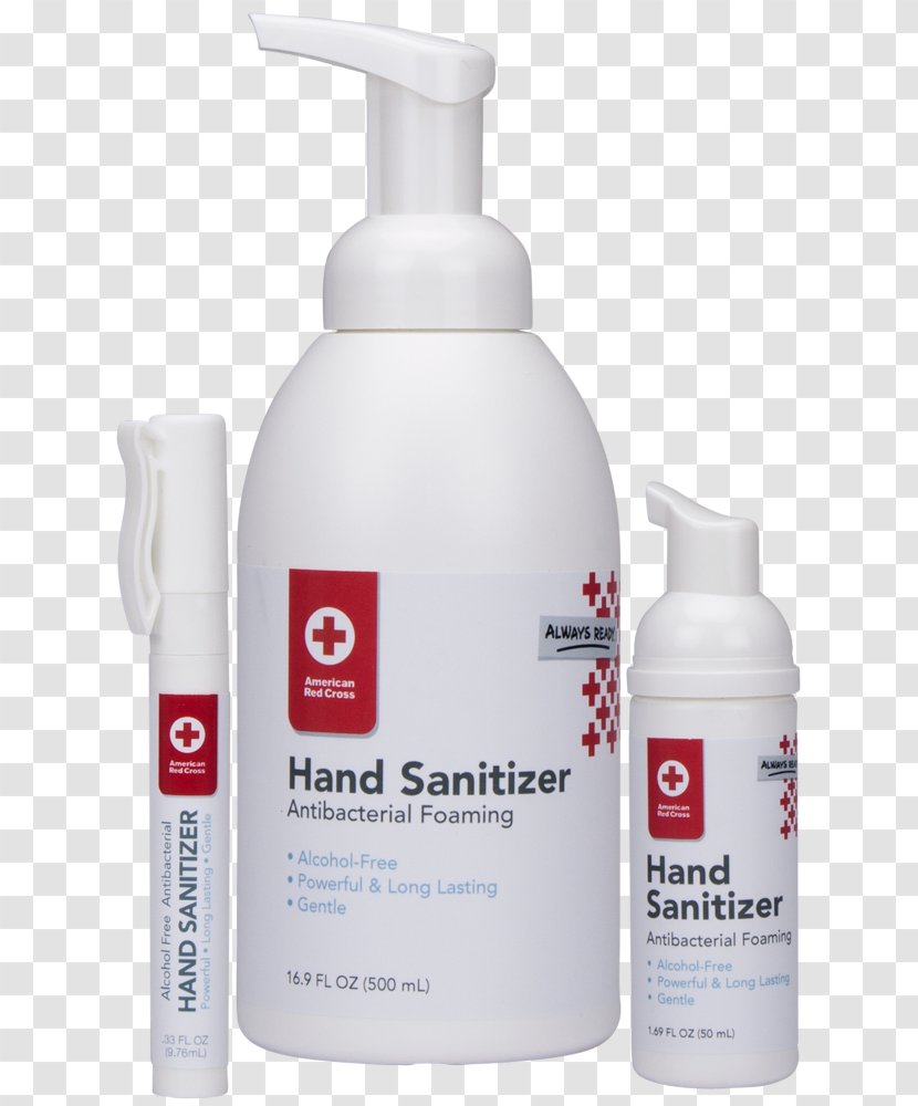 American Red Cross Hand Sanitizer Liquid Volume Lotion Transparent PNG