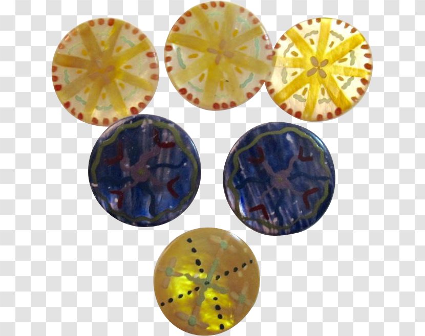 Gemstone Bead Jewelry Design Barnes & Noble Jewellery - Hand-painted Button Transparent PNG