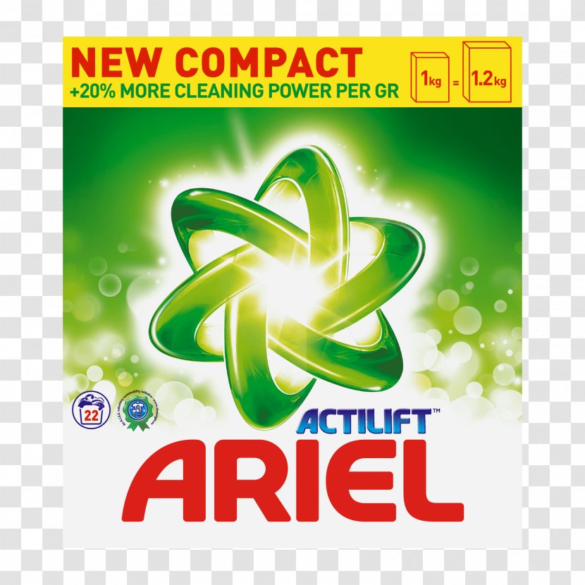 Ariel Laundry Detergent Stain Washing Machines - Symbol - Colour Powder Transparent PNG