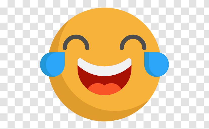 Smiley Emoticon Face With Tears Of Joy Emoji Laughter - Yellow Transparent PNG