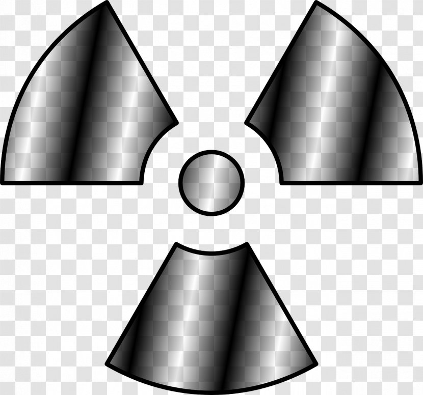 Radioactive Decay Nuclear Power Biological Hazard Radiation Symbol - Cone Transparent PNG