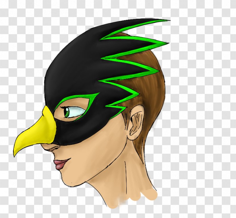 Beak Mask Superhero Headgear - Mythical Creature Transparent PNG
