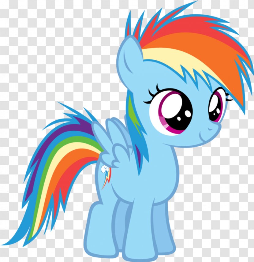 Rainbow Dash Pony Foal Rarity Pinkie Pie - Wing Transparent PNG