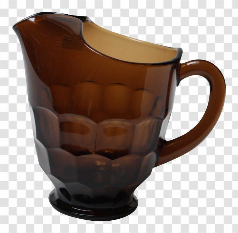 Jug Glass Pitcher Ceramic Coffee Cup - Chairish Transparent PNG