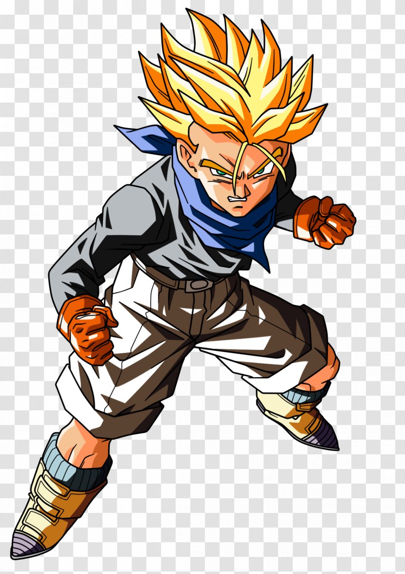 Trunks Goku Vegeta Goten Gohan - Watercolor - Dragon Ball Transparent PNG