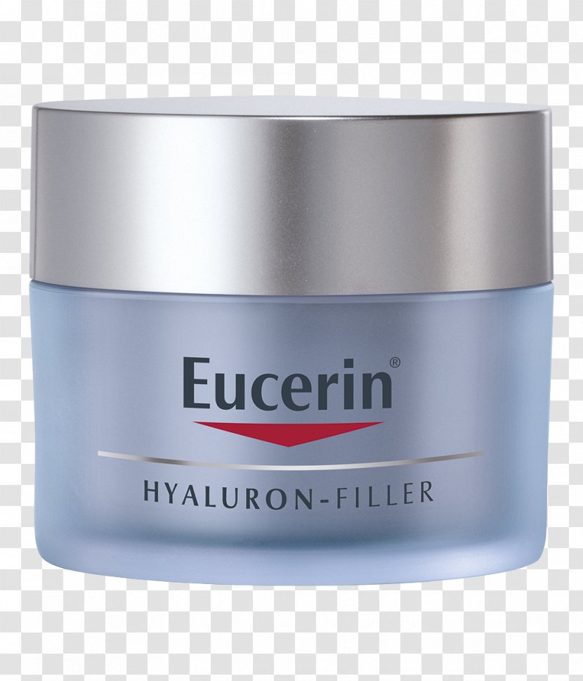 Eucerin HYALURON-FILLER Night Cream Face Wrinkle Transparent PNG