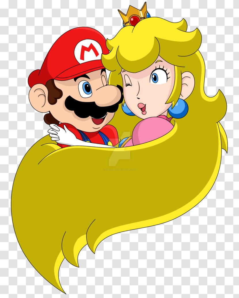 Princess Peach Super Mario Bros. Rosalina Hair - Art - The Yellow Transparent PNG