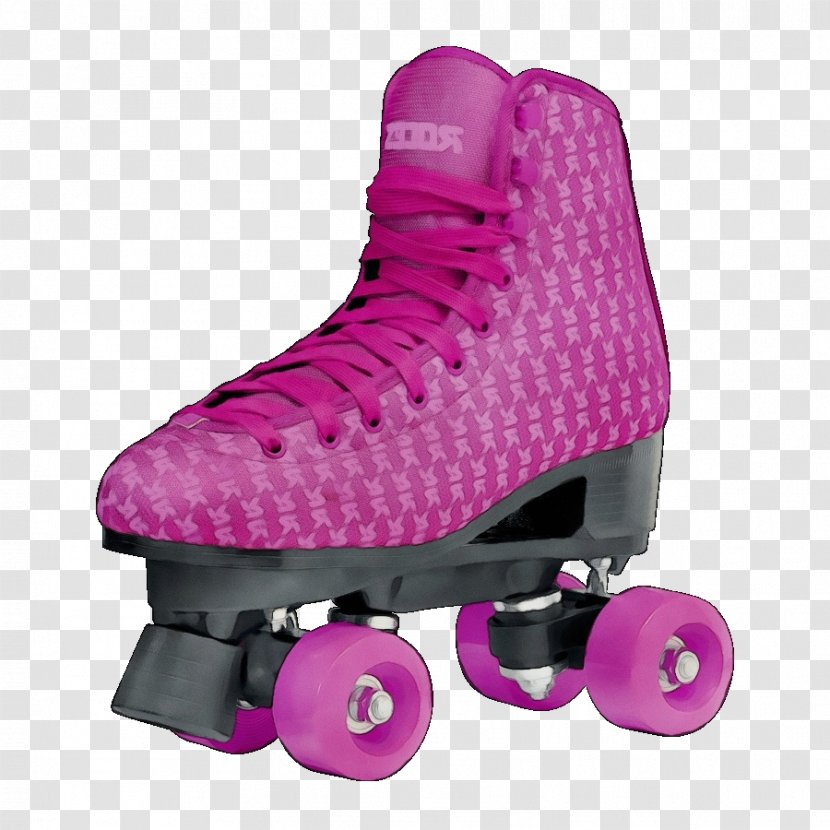 Footwear Roller Skates Quad Pink Skating - Shoe Purple Transparent PNG