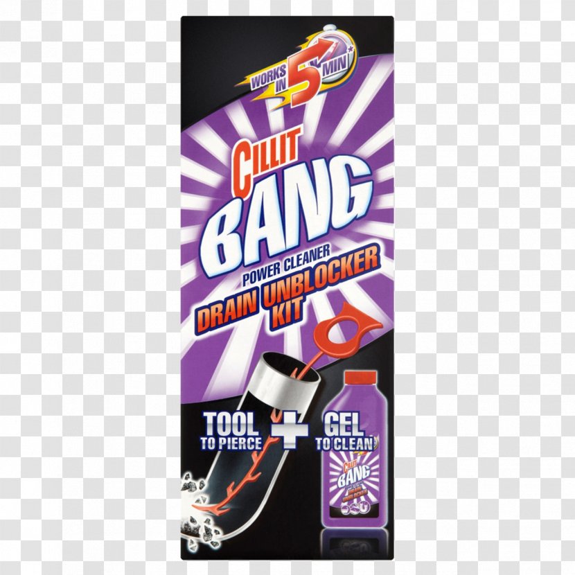 Cillit Bang Drain Cleaners Sink Mr Muscle - Pass Through The Toilet Transparent PNG