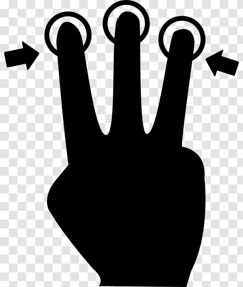 Thumb Finger Hand Clip Art - Silhouette Transparent PNG
